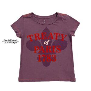 Peek Sz S (4/5) Treaty Of Paris Fleur De Lis Tee Shirt
